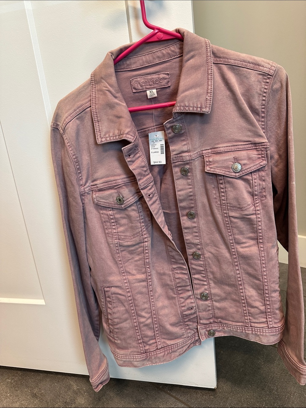 Maurices Blush Pink Denim Jacket - Women's Jean Jacket